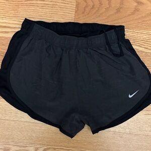 Nike Black Women's Lightweight Running Shorts with Reflective Swoosh
